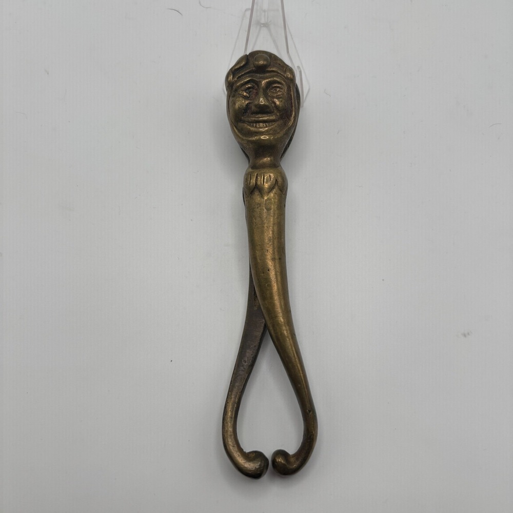 Vintage Brass Jester‎ Nutcracker Whimsical Punch Character Face Novelty Tool
